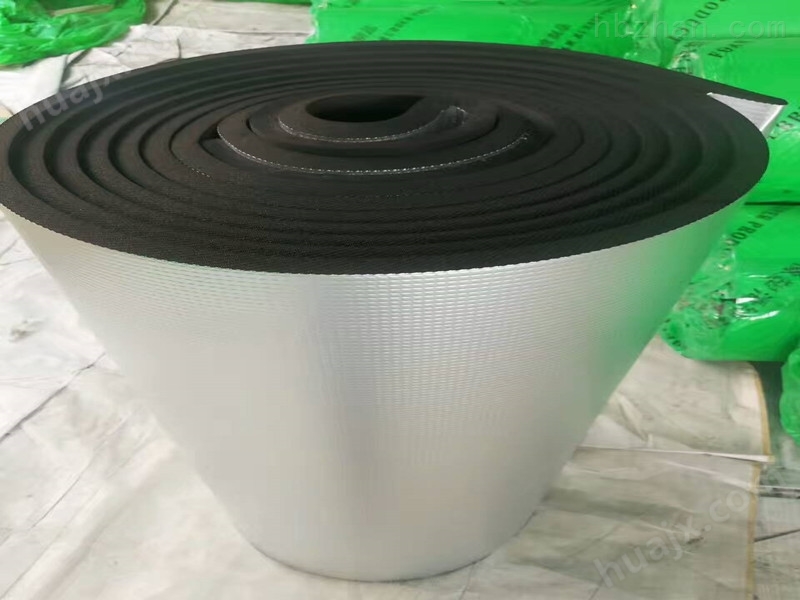 夹筋铝箔橡塑保温棉板生产厂家