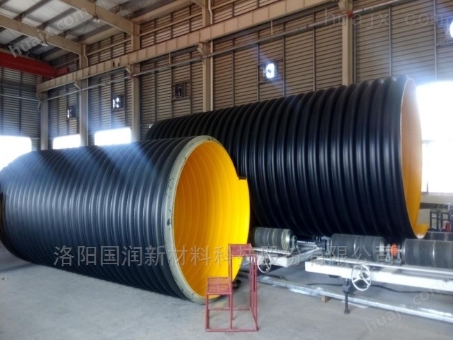 河南300PE钢带螺旋波纹管厂家，雨水排放管