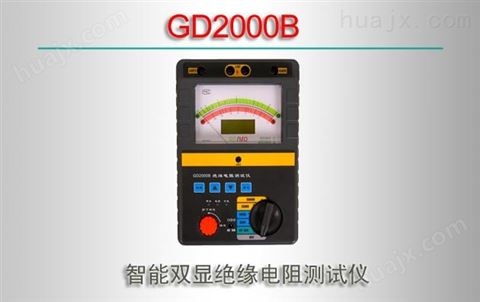 GD2000B/智能双显绝缘电阻测试仪