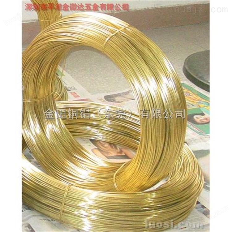 黄铜弹簧线 H62黄铜扁线 江西H65黄扁线铜丝