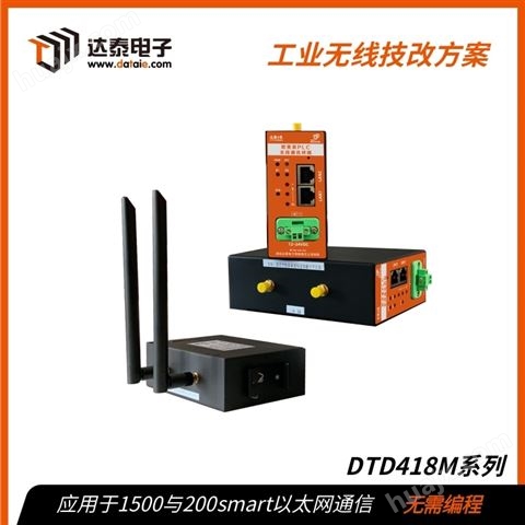 达泰工业无线传输设备用于33个PLC之间